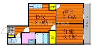 サテンドールの物件間取画像